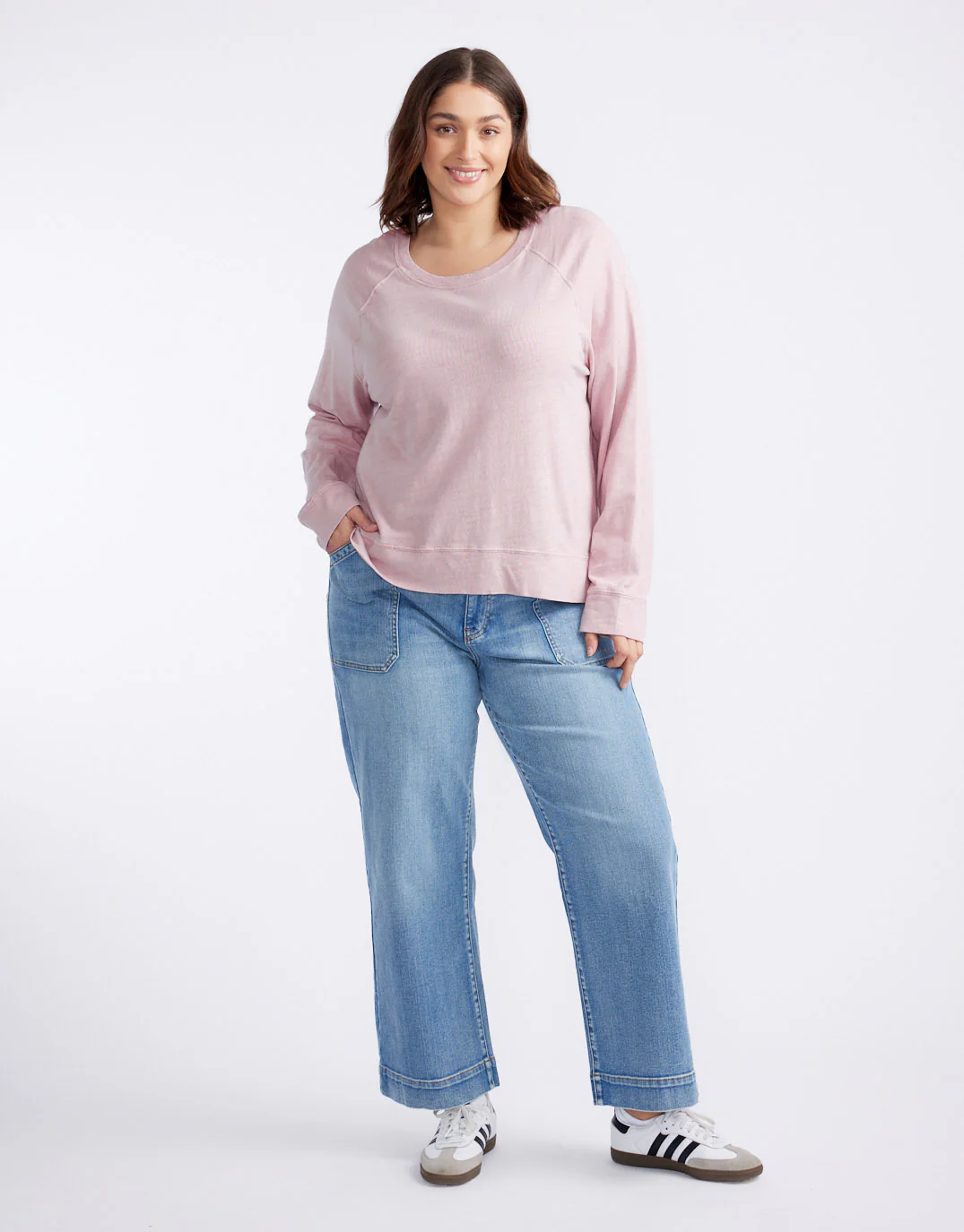 Sunset Throw On Top - Dusty Pink - Image 6