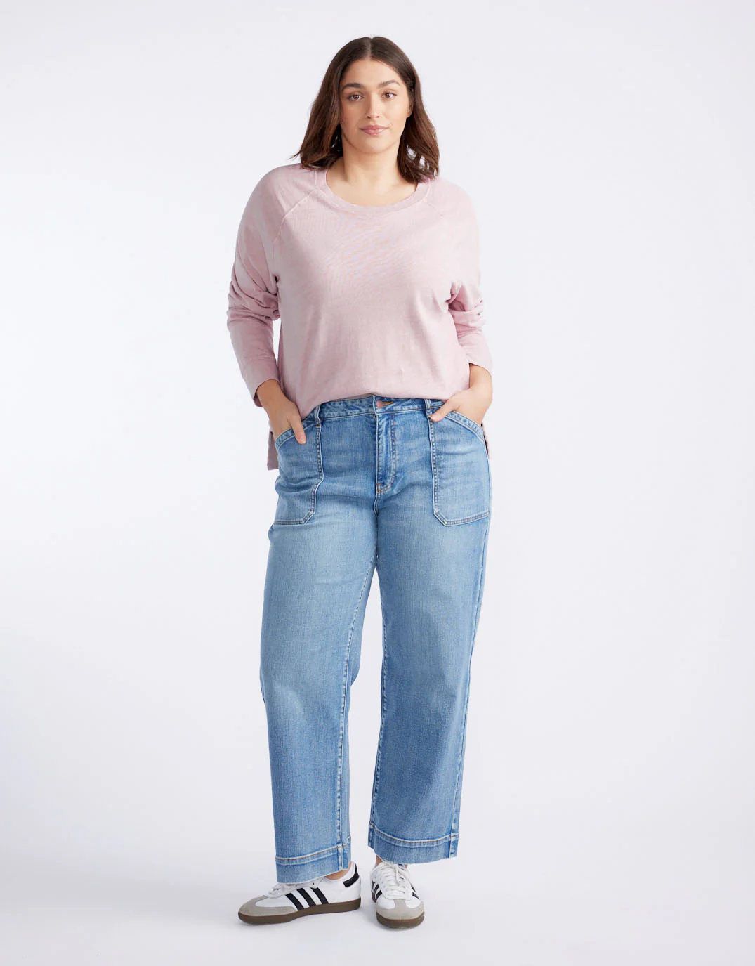 Sunset Throw On Top - Dusty Pink - Image 9