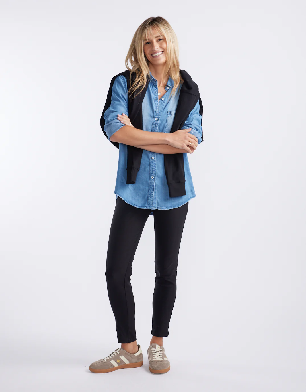 The 24/7 Bengaline Crop Pant - Black - Image 2