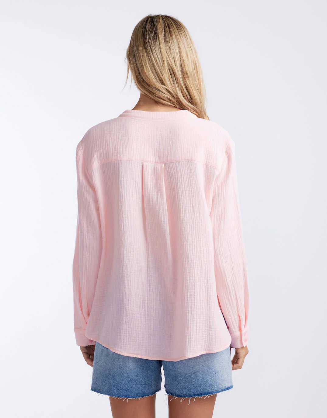 The Beach Shirt - Ice Pink / Sorbet Orange - Image 6