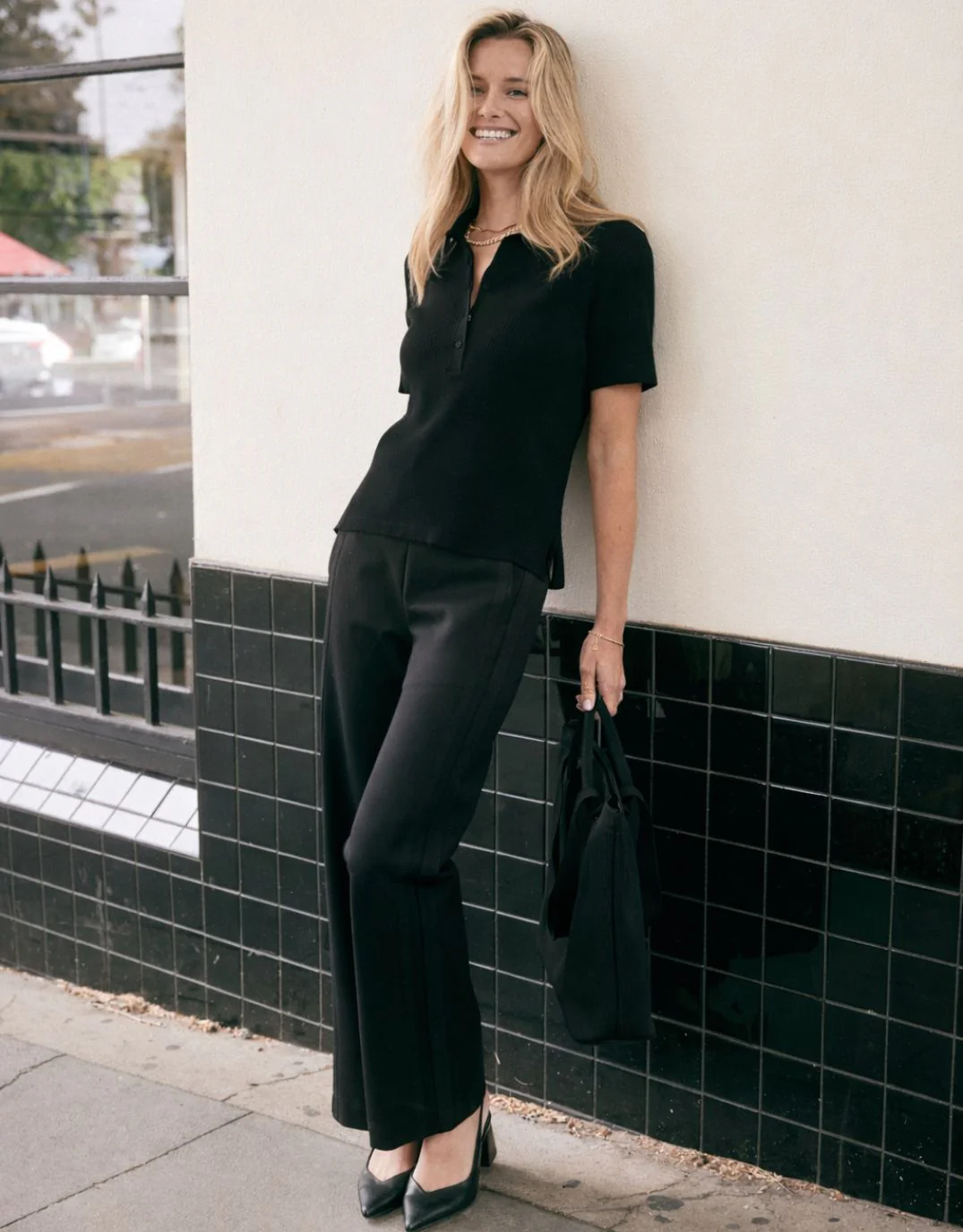The Classic Rib Top - Black - Image 5