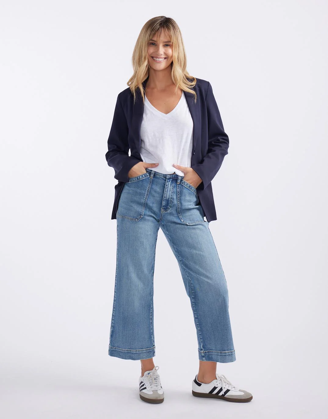 Timeless Ponte Blazer - Navy - Image 10