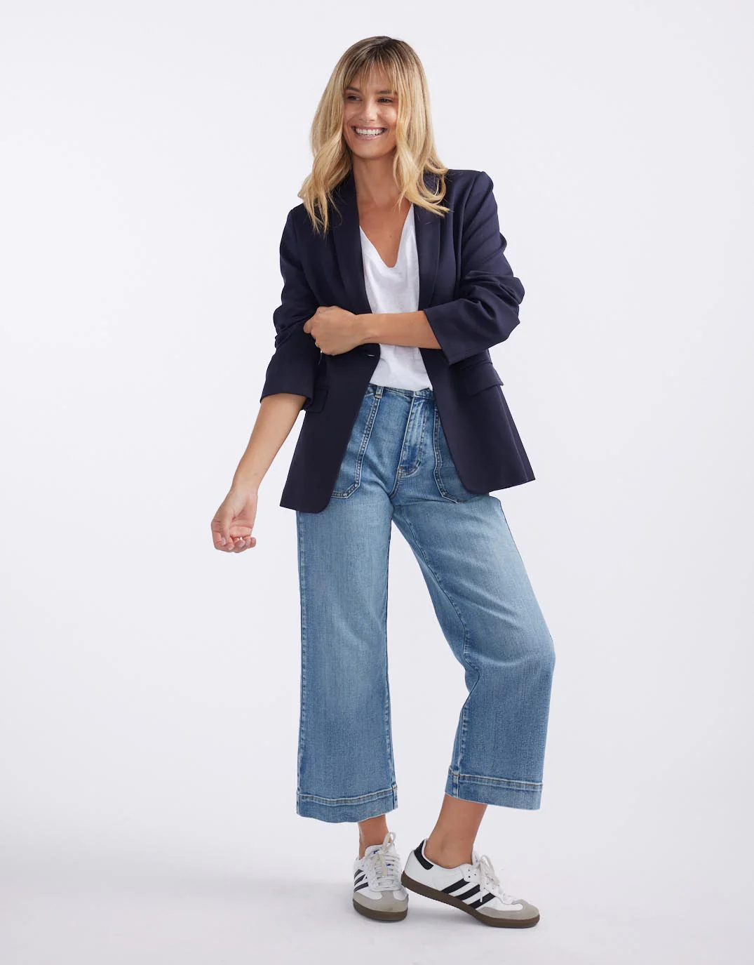 Timeless Ponte Blazer - Navy - Image 6