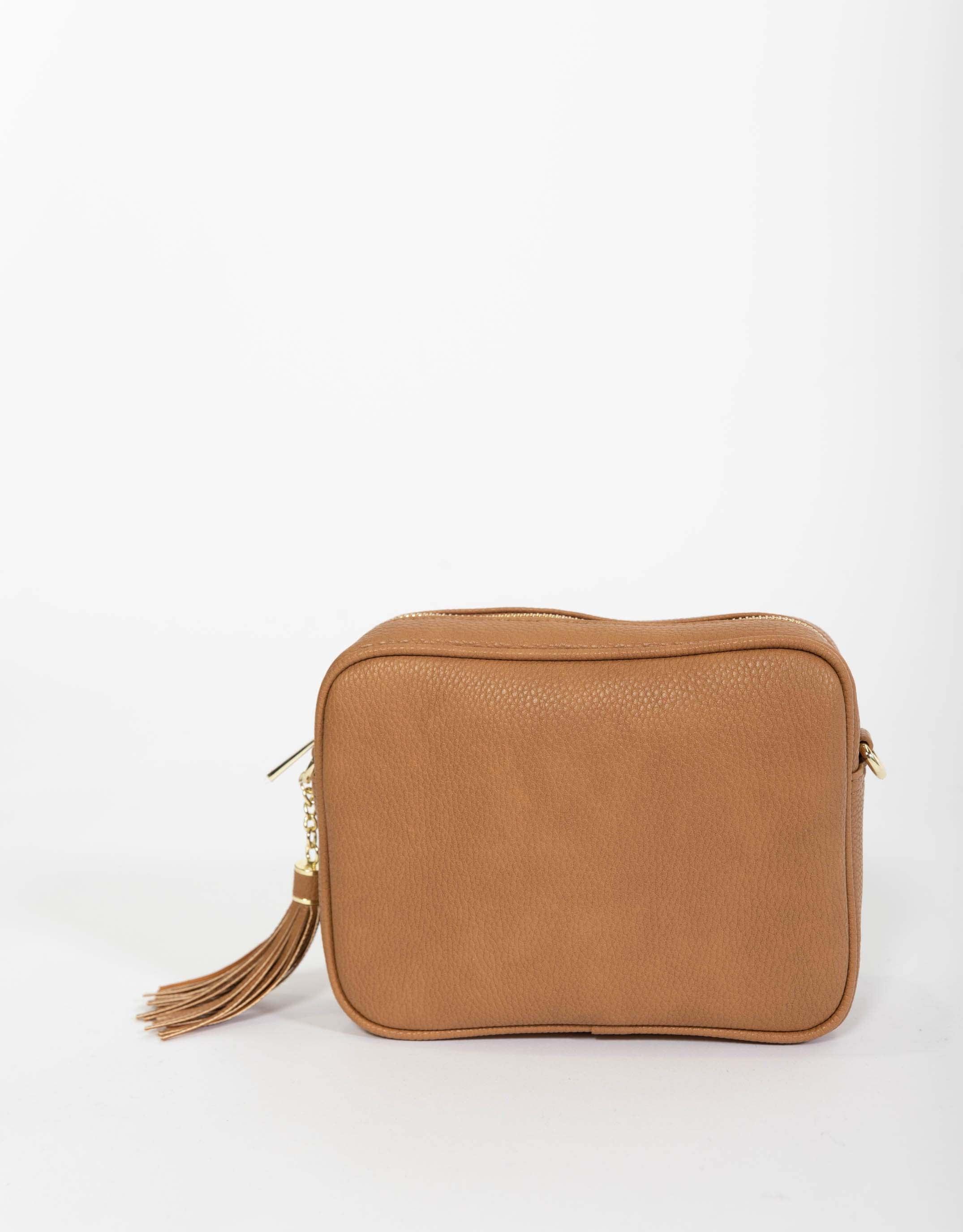 Zoe Classic Crossbody Bag - Tan - Image 3